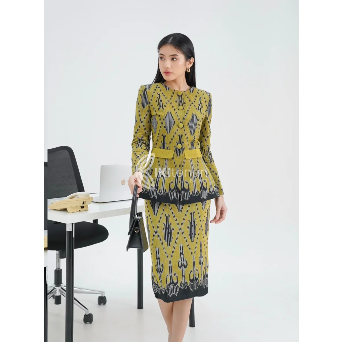 Bianca Dress Lime - Foto 1
