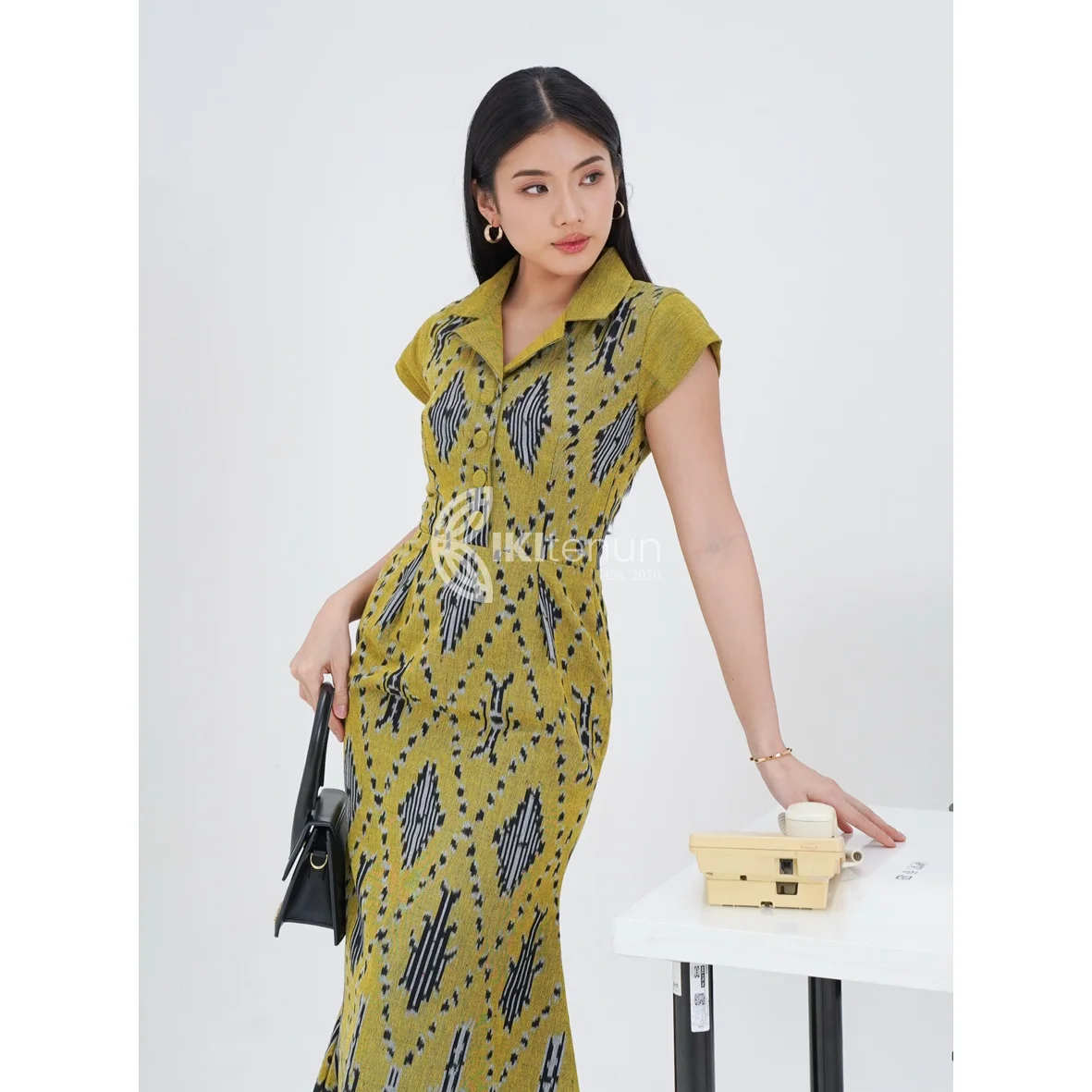 Hazel Dress Lime - Foto 2