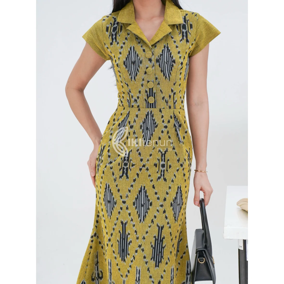 Hazel Dress Lime - Foto 3
