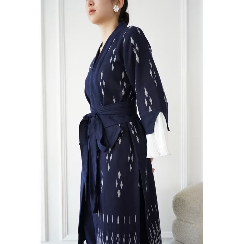 Kalani Kimono Tenun - Foto 3