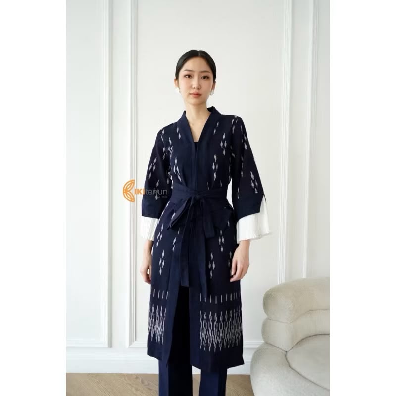 Kalani Kimono Tenun - Foto 2